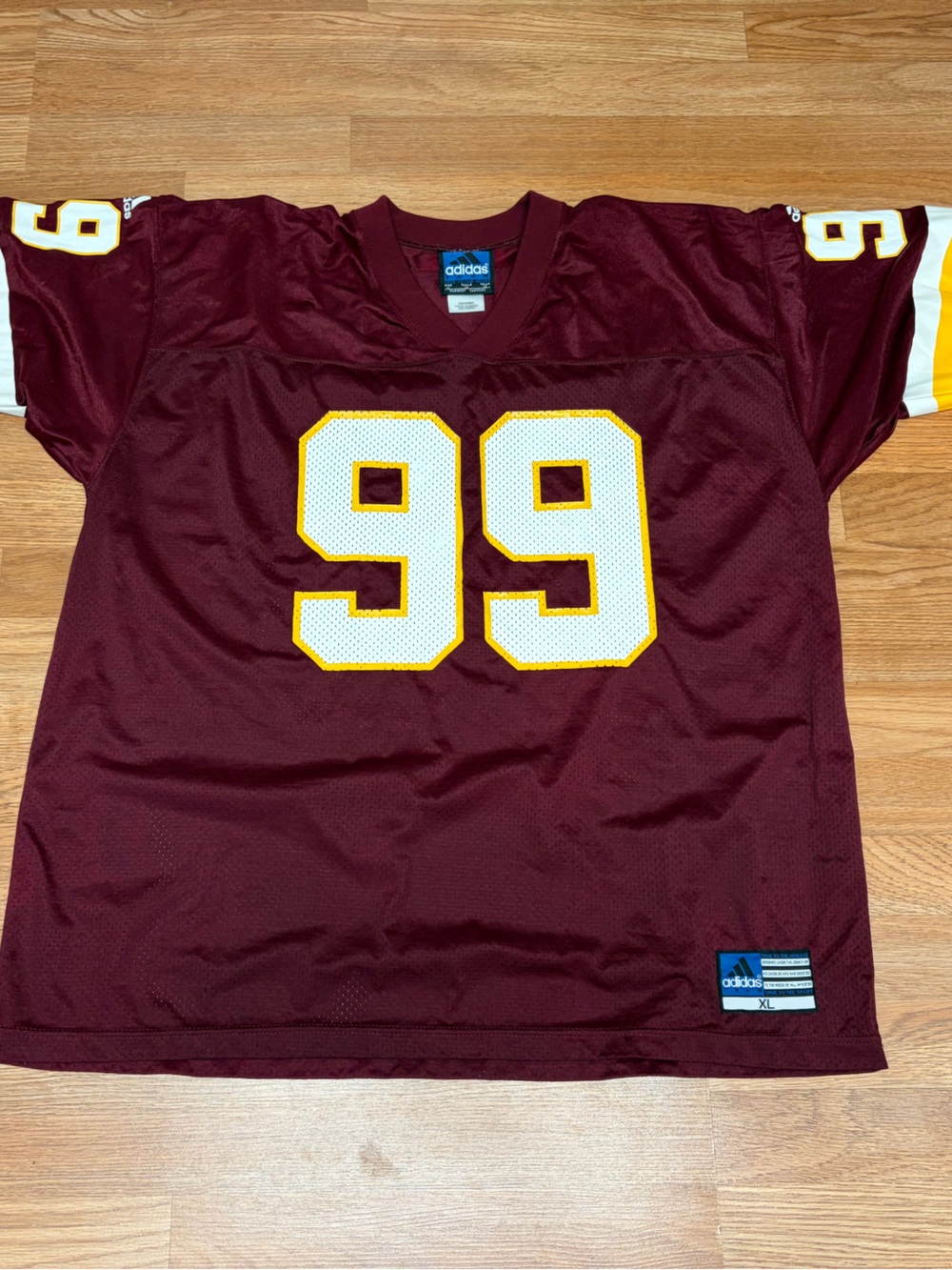Washington Redskins Marco Coleman #99 Vintage Adidas Jersey Adult Size XL